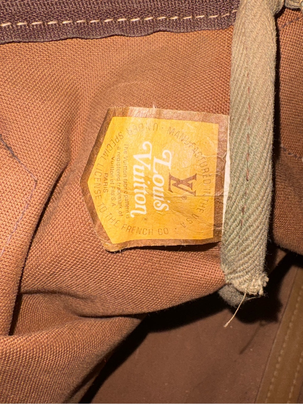Authentic vintage Louis Vuitton Speedy 30 French Company Bag. - Picture 4 of 16